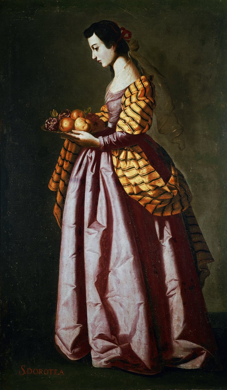 Svatá Dorota od Francisco de Zurbaran