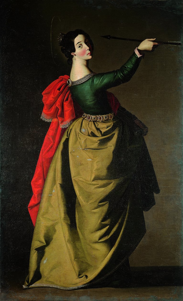 Svatá Uršula, 1635-1640 od Francisco de Zurbaran