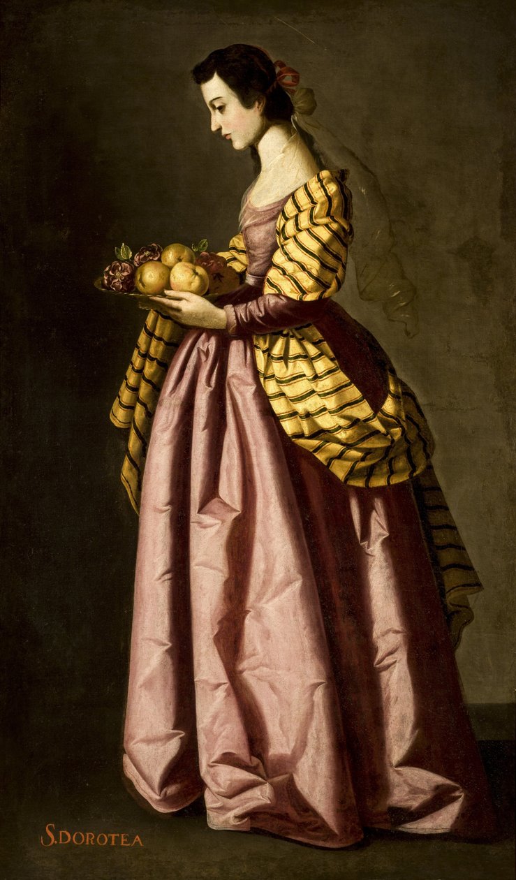 Svatá Dorota, c. 1640. od Francisco de Zurbaran