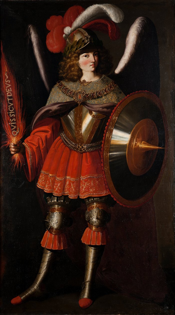 Archanděl Michael od Francisco de Zurbarán and Studio