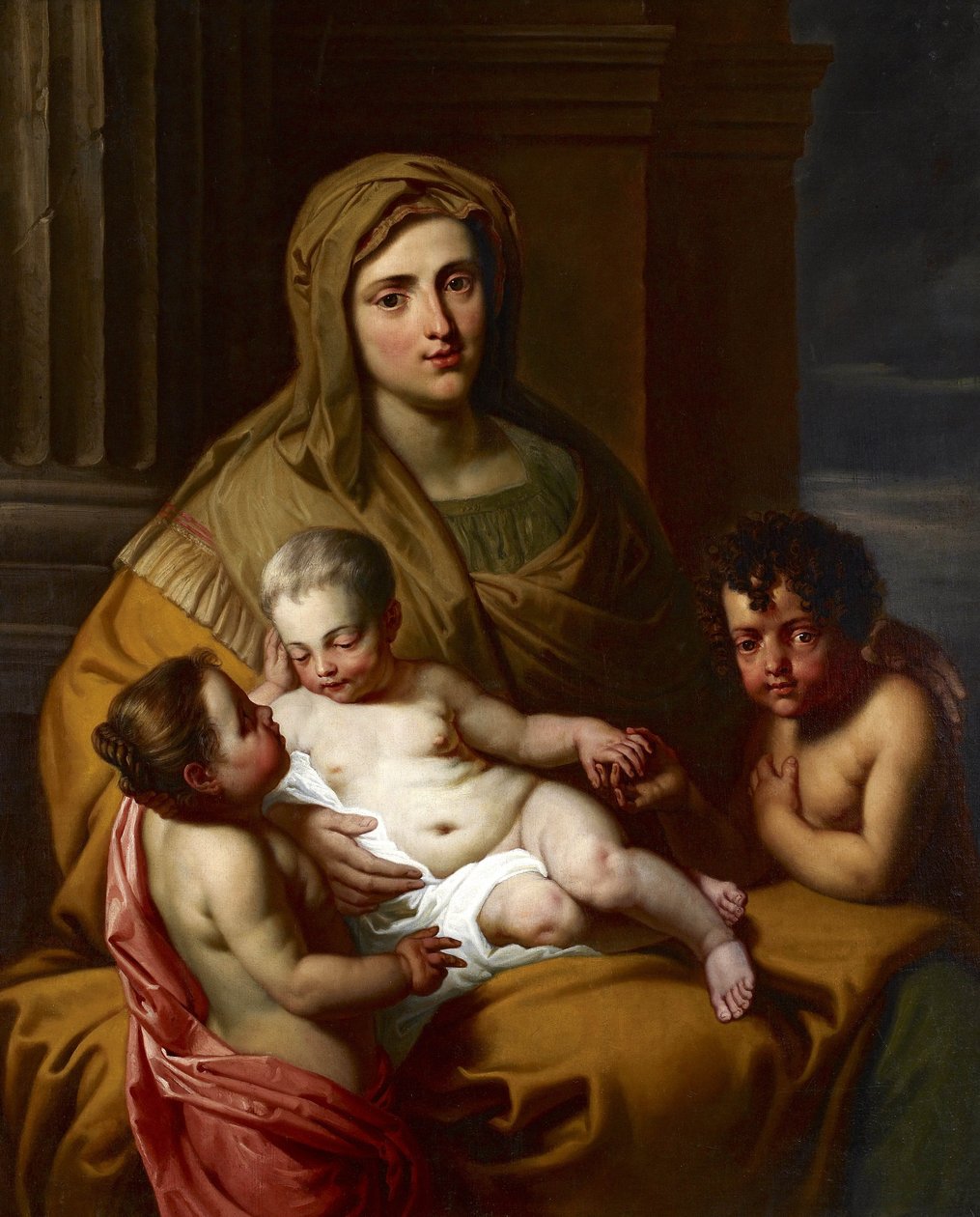 Charita, konec 17. století od Franco Flemish School