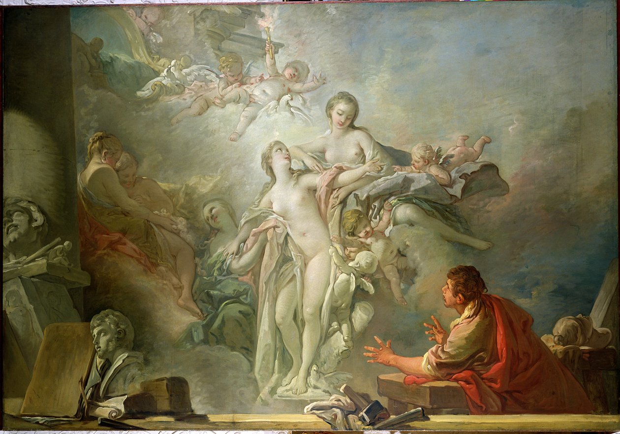 Pygmalion a Galatea od François Boucher