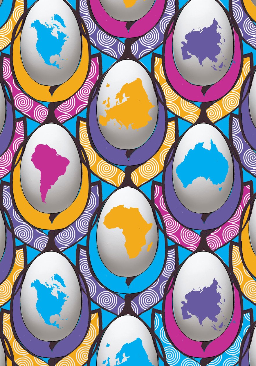 WorldWideEgg, 2015, (digitální) od Francois Domain