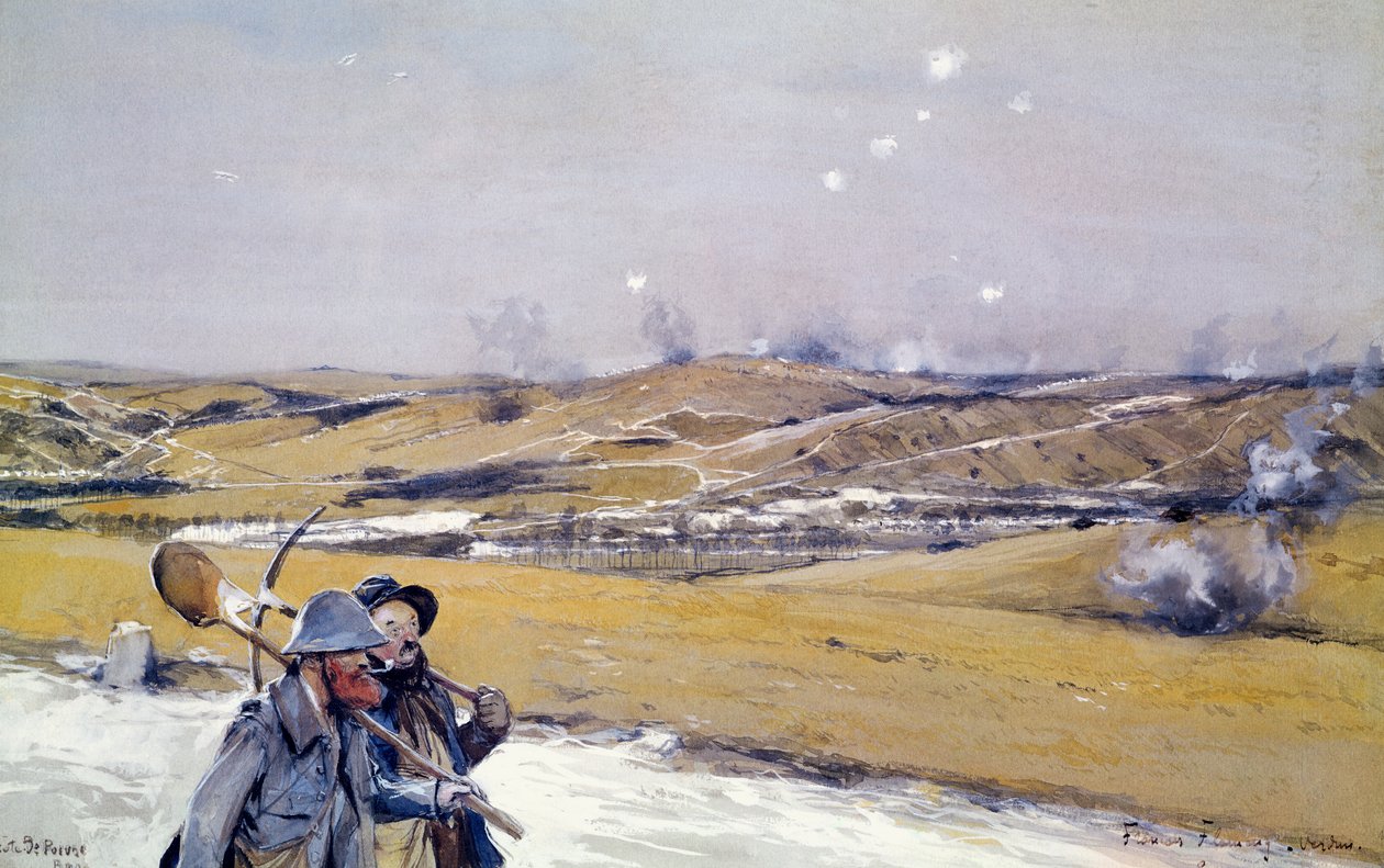 Verdun, 1916 od Francois Flameng
