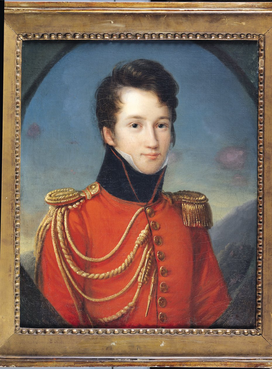 Portrét Alfreda de Vigny (1797-1863) od Francois Josephe Kinson