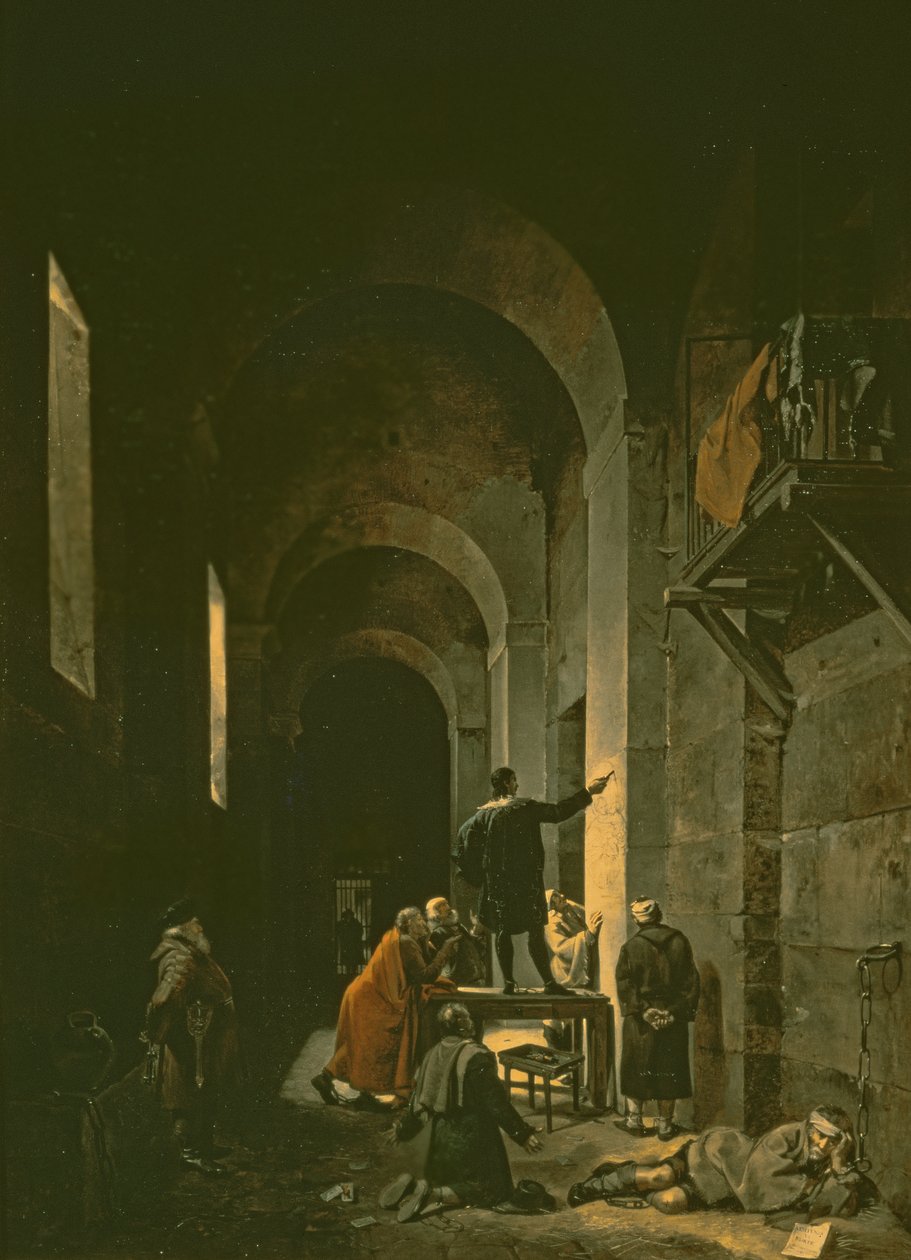 Jacques de Stella (1596-1657) ve vězení, 1810 od Francois Marius Granet