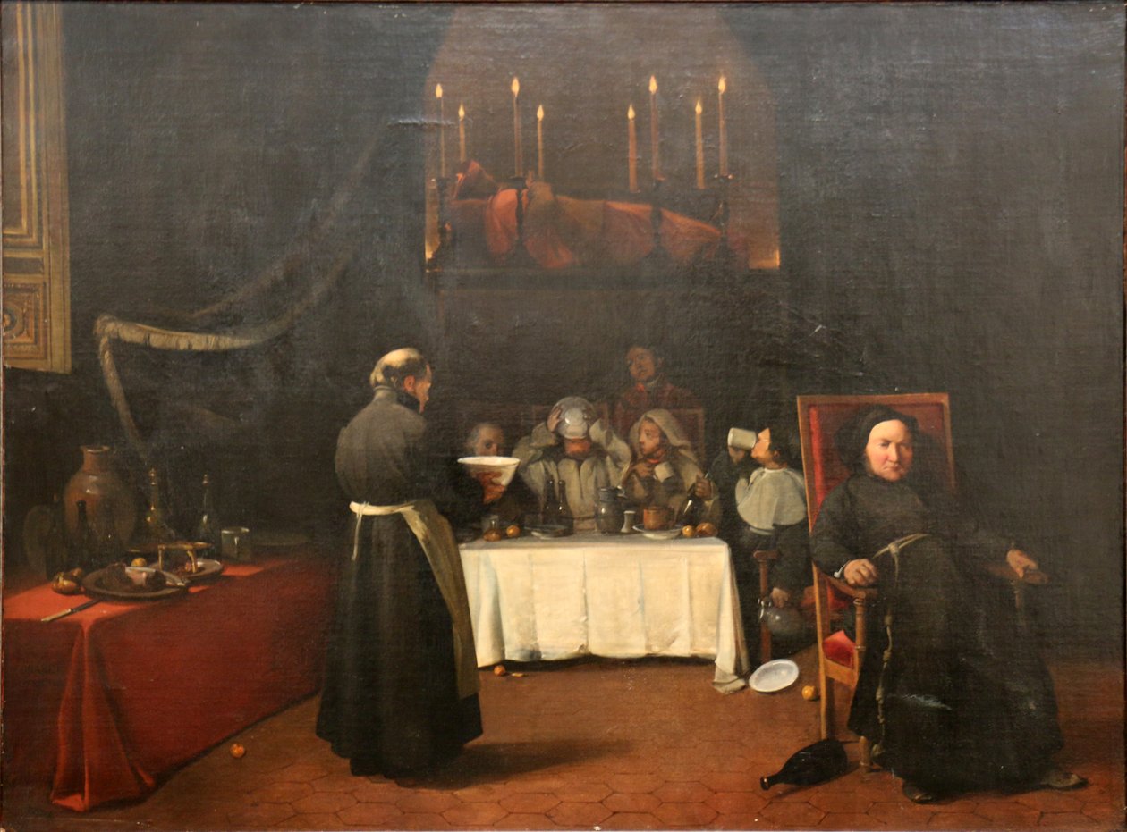 Pohřební vigilie od Francois Marius Granet