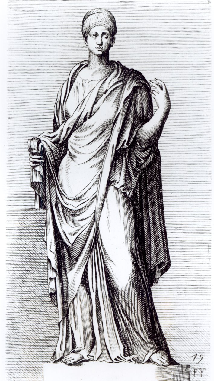 Agrippina, kolem 1653 od Francois Perrier