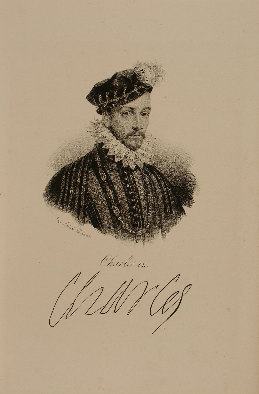Karel IX. (1550-74) od Francois Seraphin Delpech