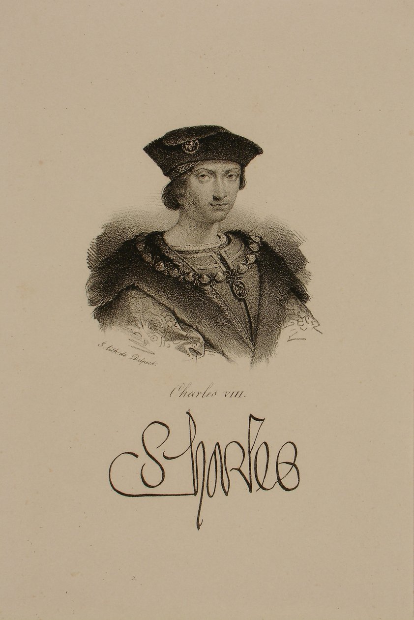 Karel VIII. (1470-98) francouzský král od Francois Seraphin Delpech