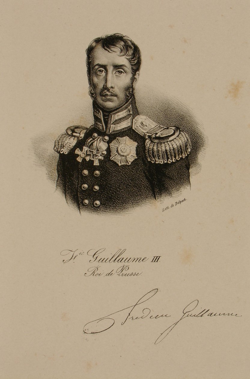 Frederic William III (1770-1840) král Pruska od Francois Seraphin Delpech