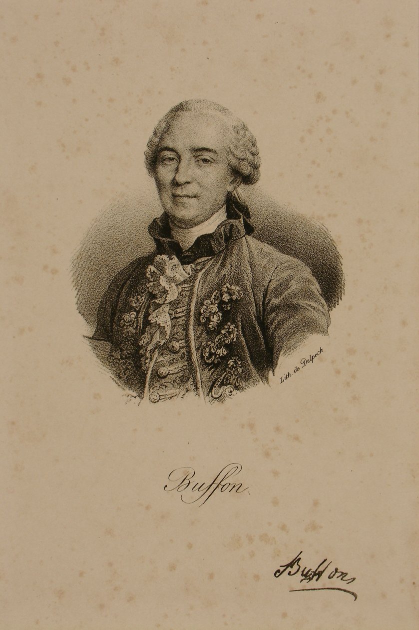 Georges-Louis Leclerc (1707-88) hrabě z Buffonu od Francois Seraphin Delpech