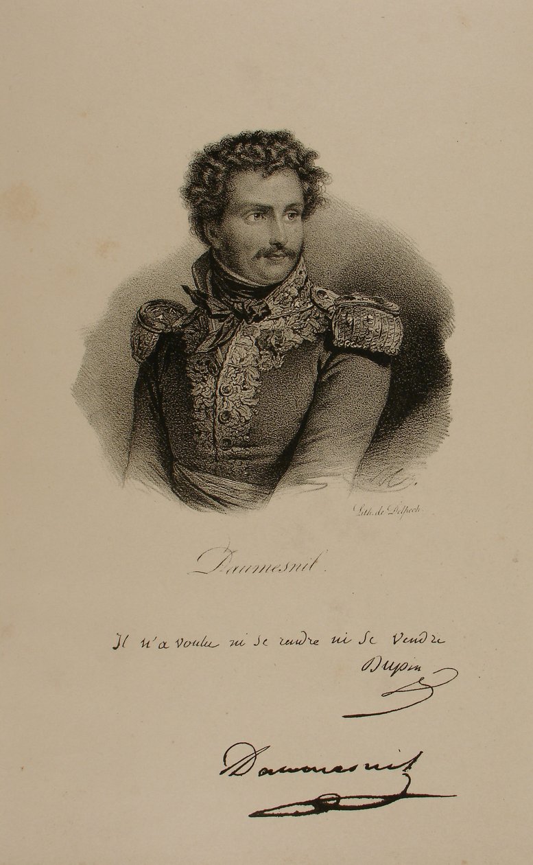 Portrét barona Pierre Yriex Daumesnil (1777-1832) od Francois Seraphin Delpech