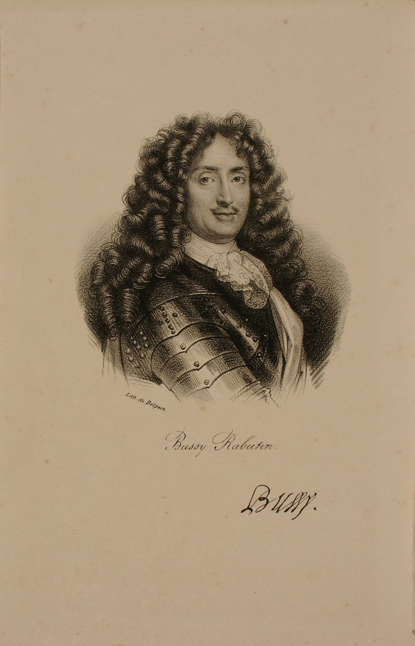 Portrét hraběte Rogera Bussyho de Rabutin (1618-93) od Francois Seraphin Delpech