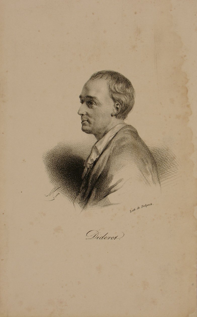 Portrét Denise Diderota (1715-1784) od Francois Seraphin Delpech