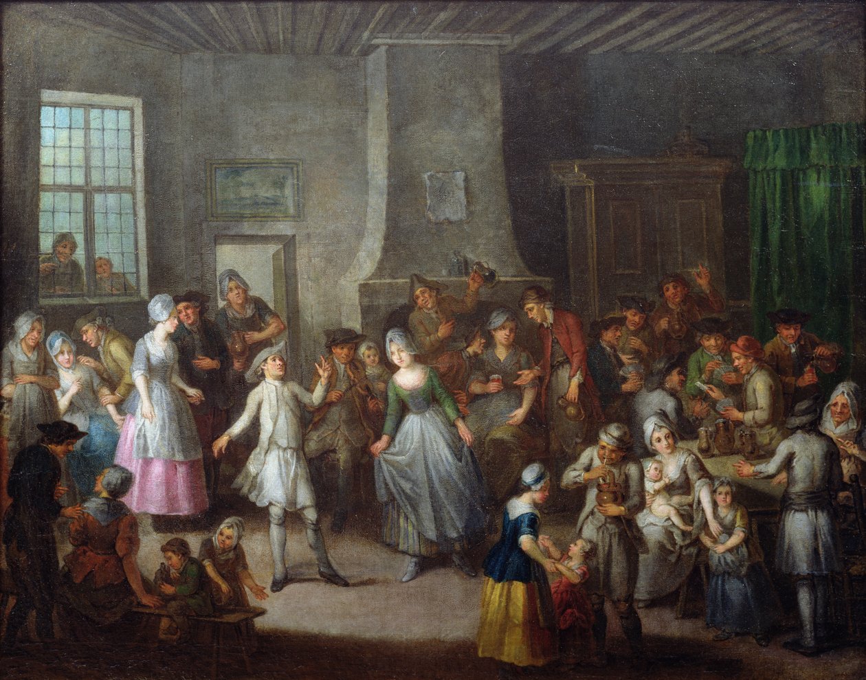 Interiér taverny od Francois Aubert