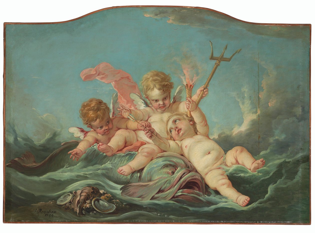 Alegorie vody od François Boucher
