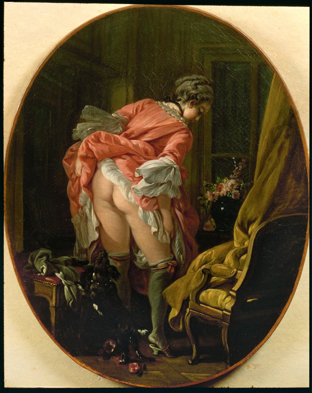 La jupe relevee - vyvýšená sukně od François Boucher