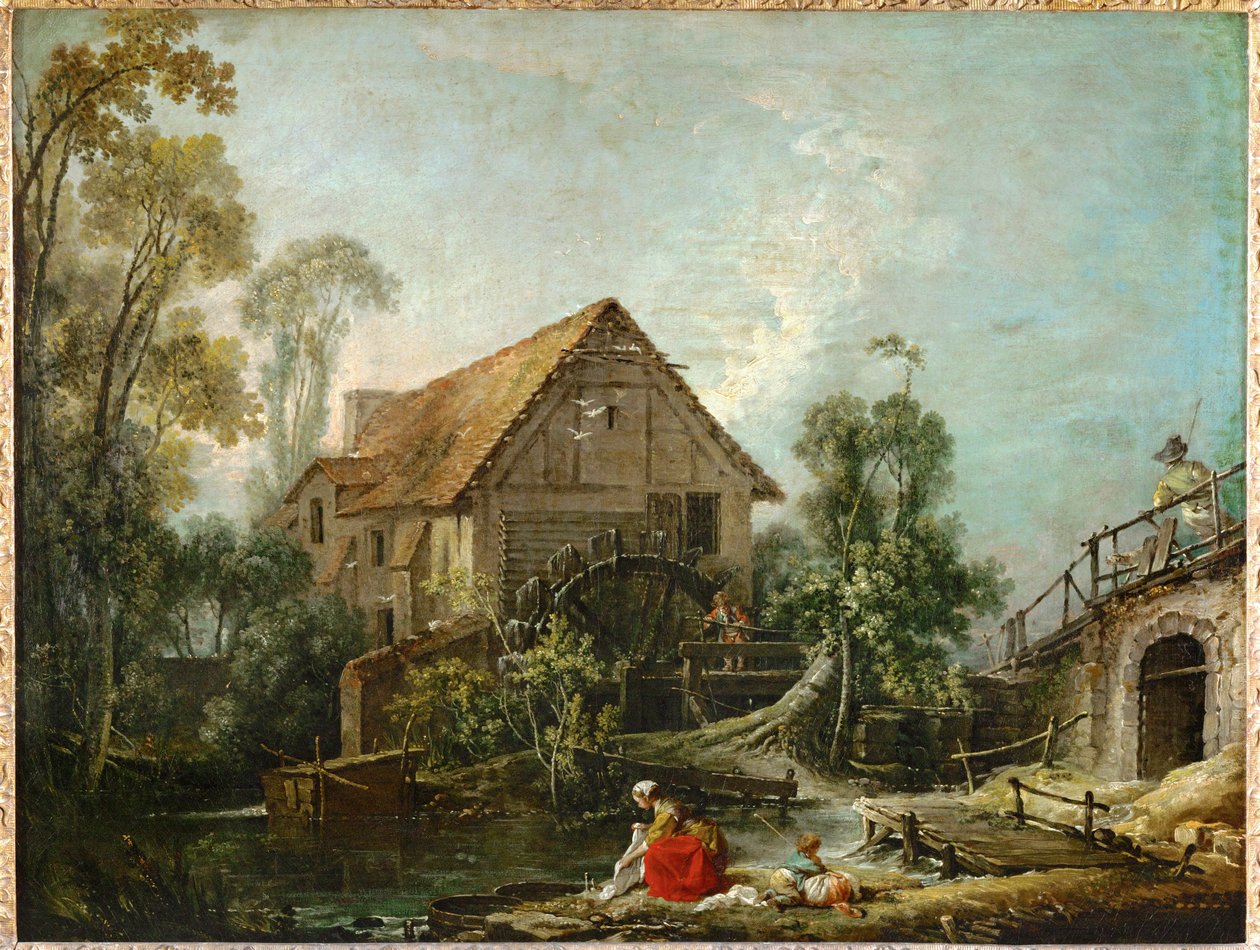 Le moulin - mlýn ... od François Boucher