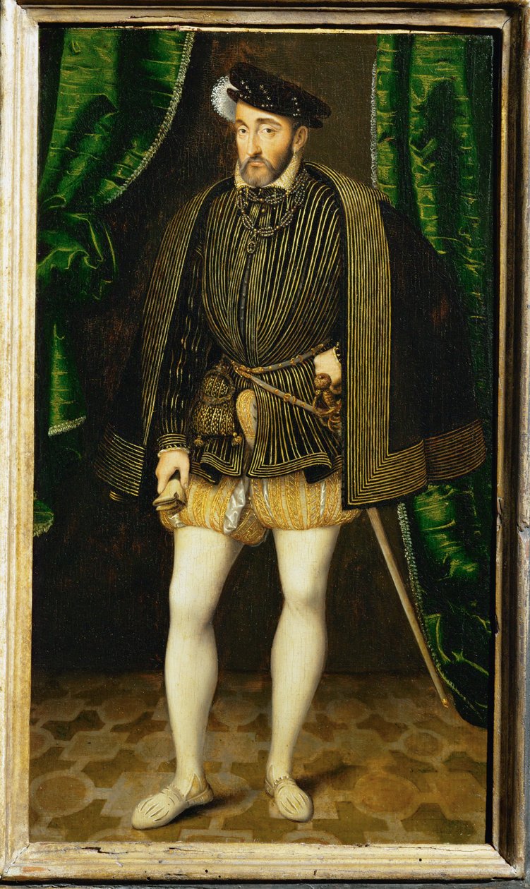 Henri II., francouzský král ... od François Clouet