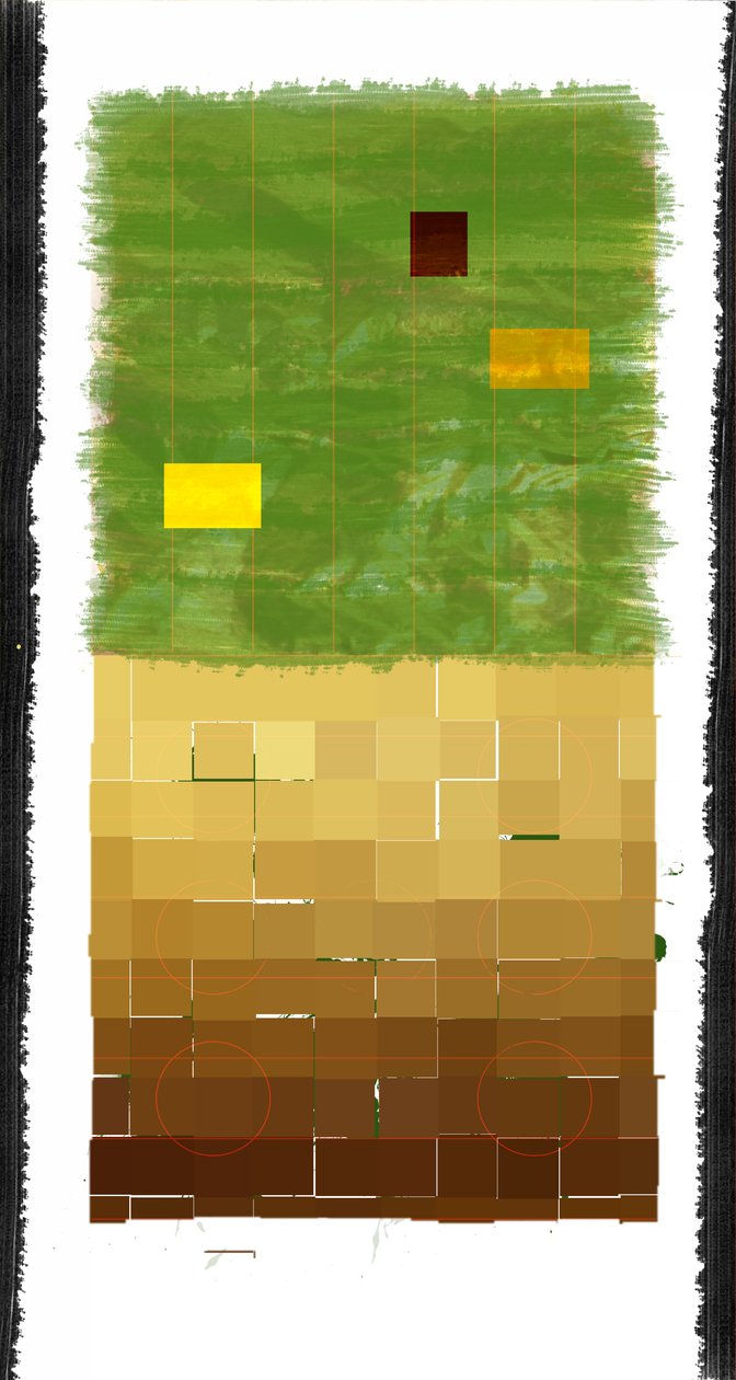 Genesis Day 3: Vegetation, 2014, (digitální malba) od Francois Domain