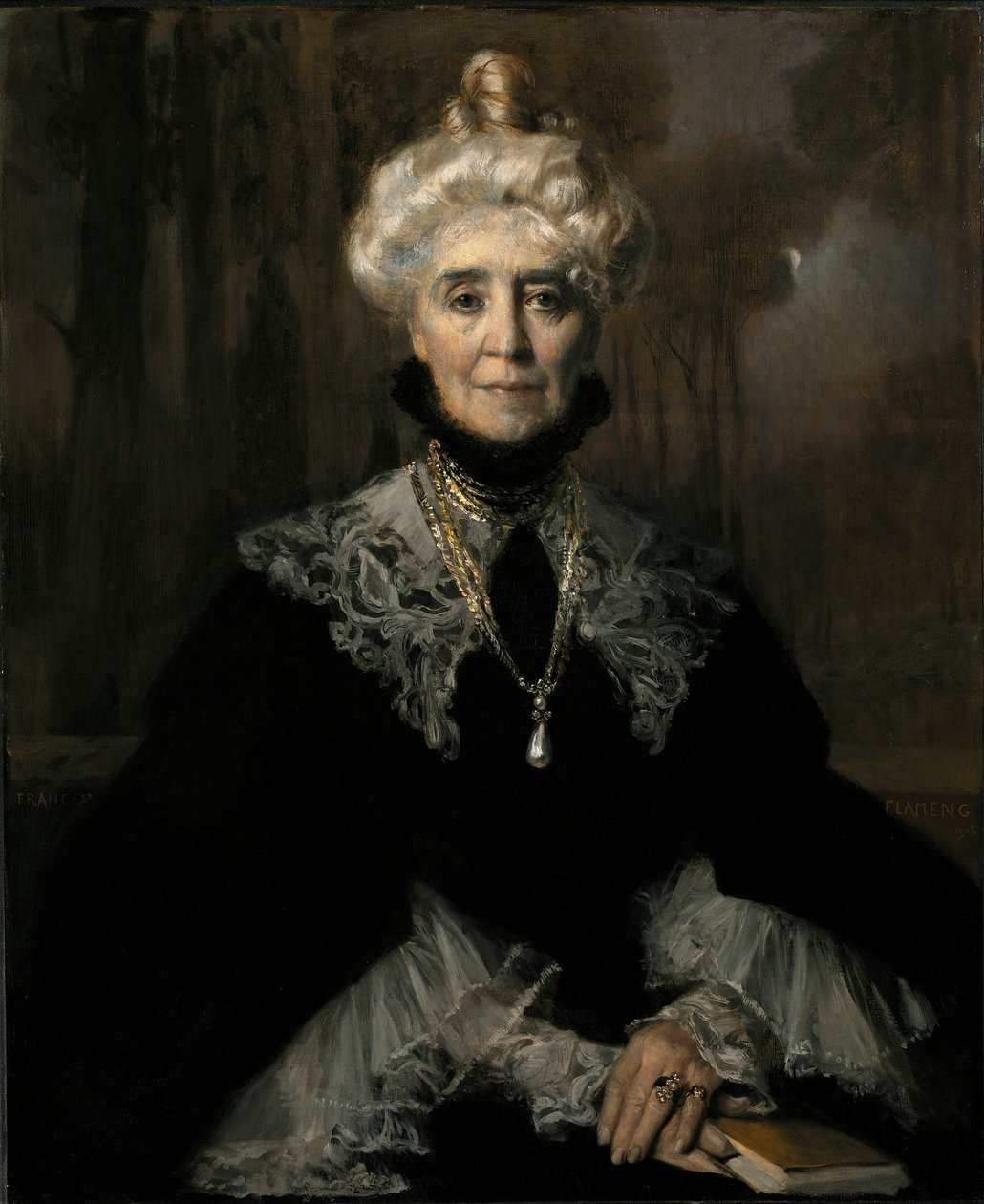 Paní Adeline M. Noble od Francois Flameng