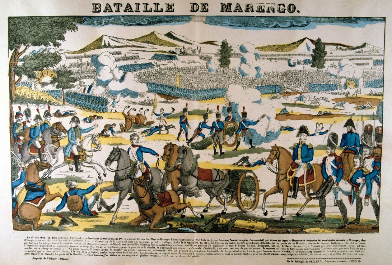 Bitva u Marenga, 13. června 1800 od Francois Georgin