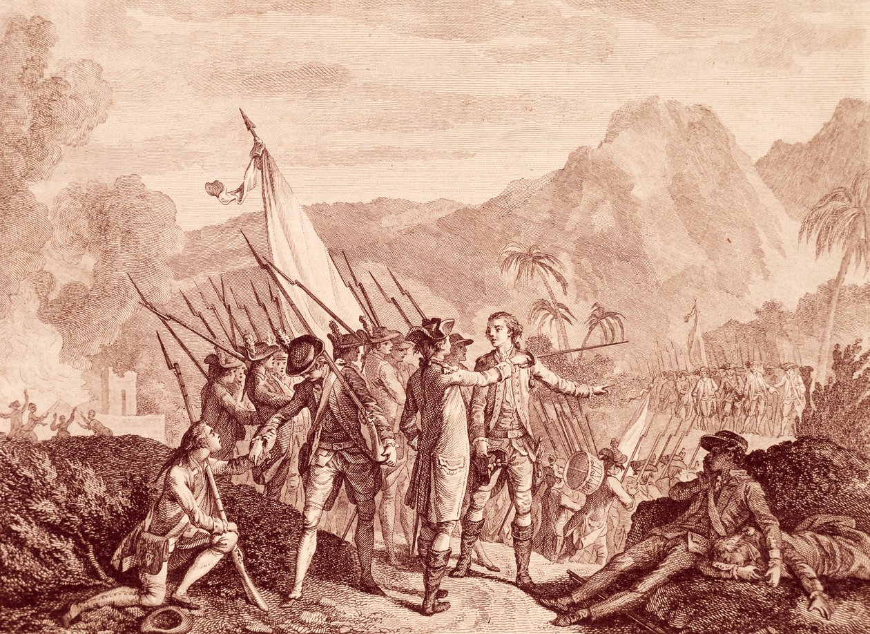 Francouzské dobytí Tobaga od Francois Godefroy