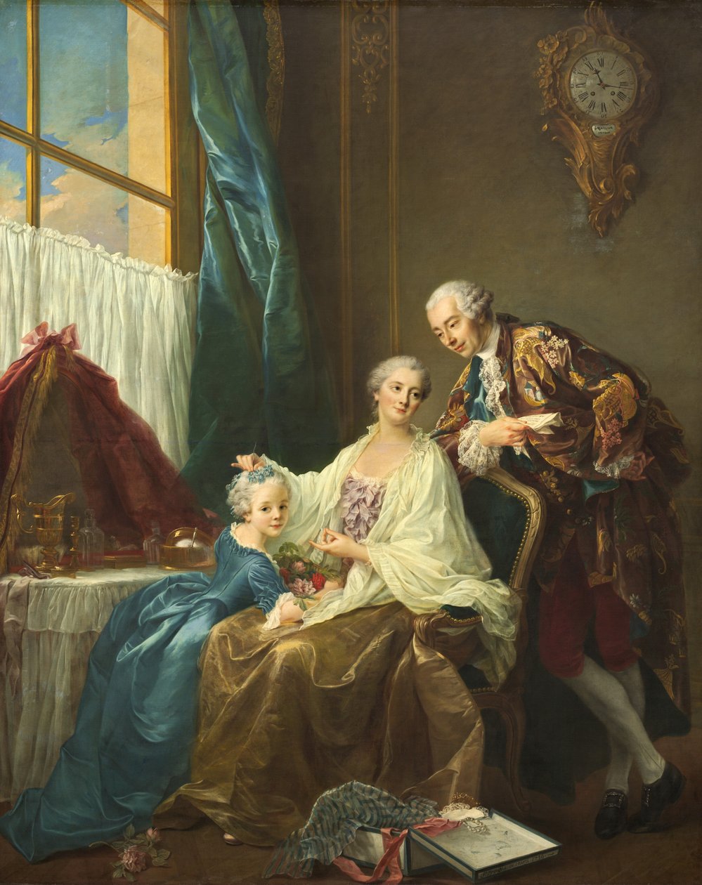 Rodinný portrét, 1756. od Francois Hubert Drouais