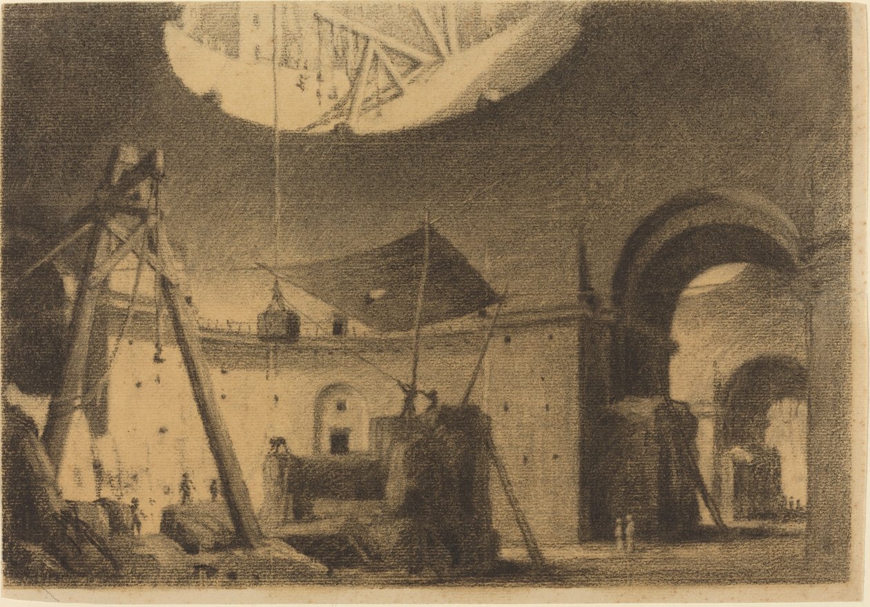 Oprava kopule od Francois Marius Granet