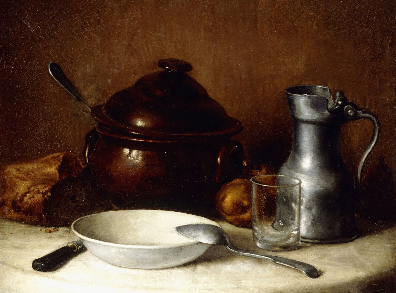 Před jídlem; Před jídlem od Jean Francois Millet