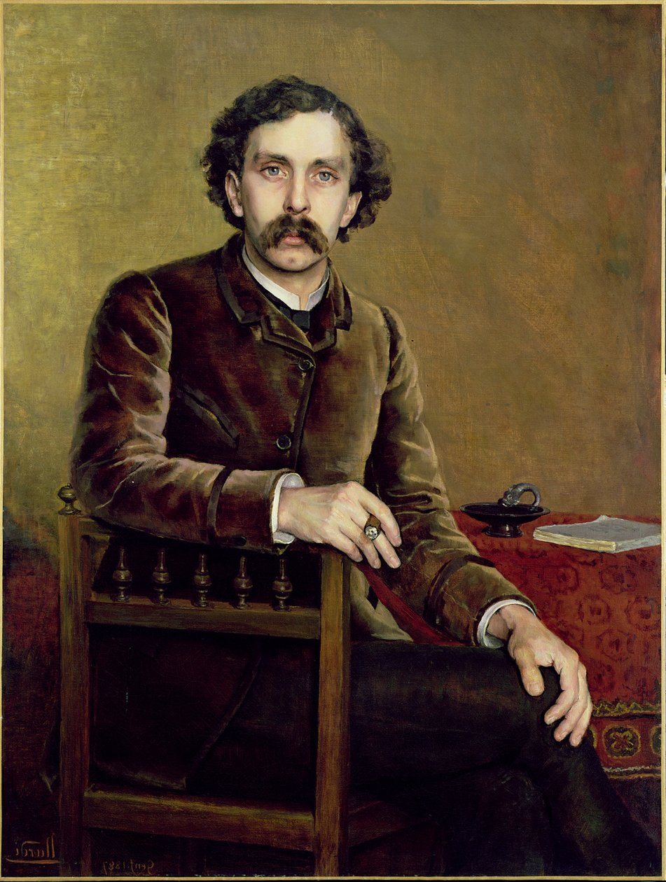 Portrét Stephana Mallarmeho od Francois Nardi