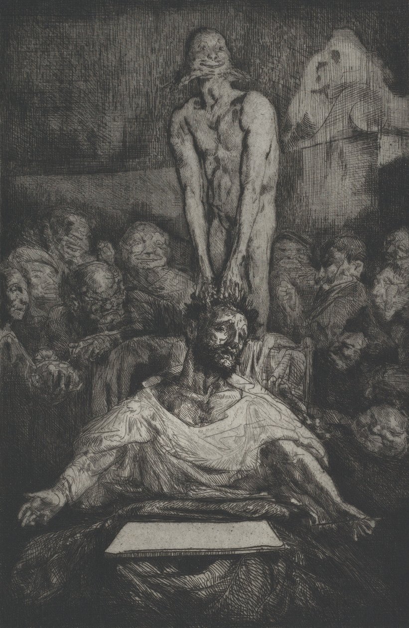 Diablerie, 19. století. od Francois Nicolas Chifflart