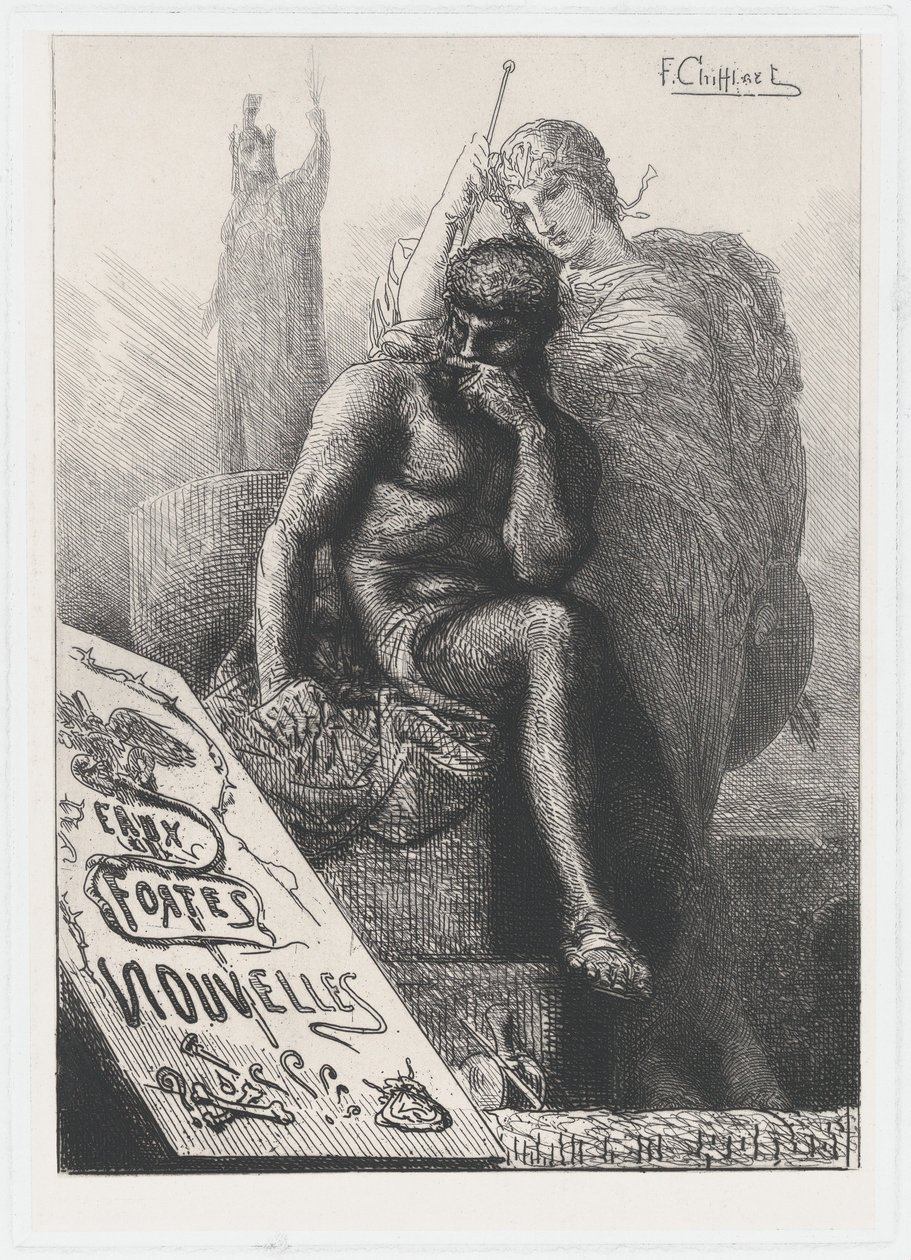 Nové silné vody, 1876. od Francois Nicolas Chifflart
