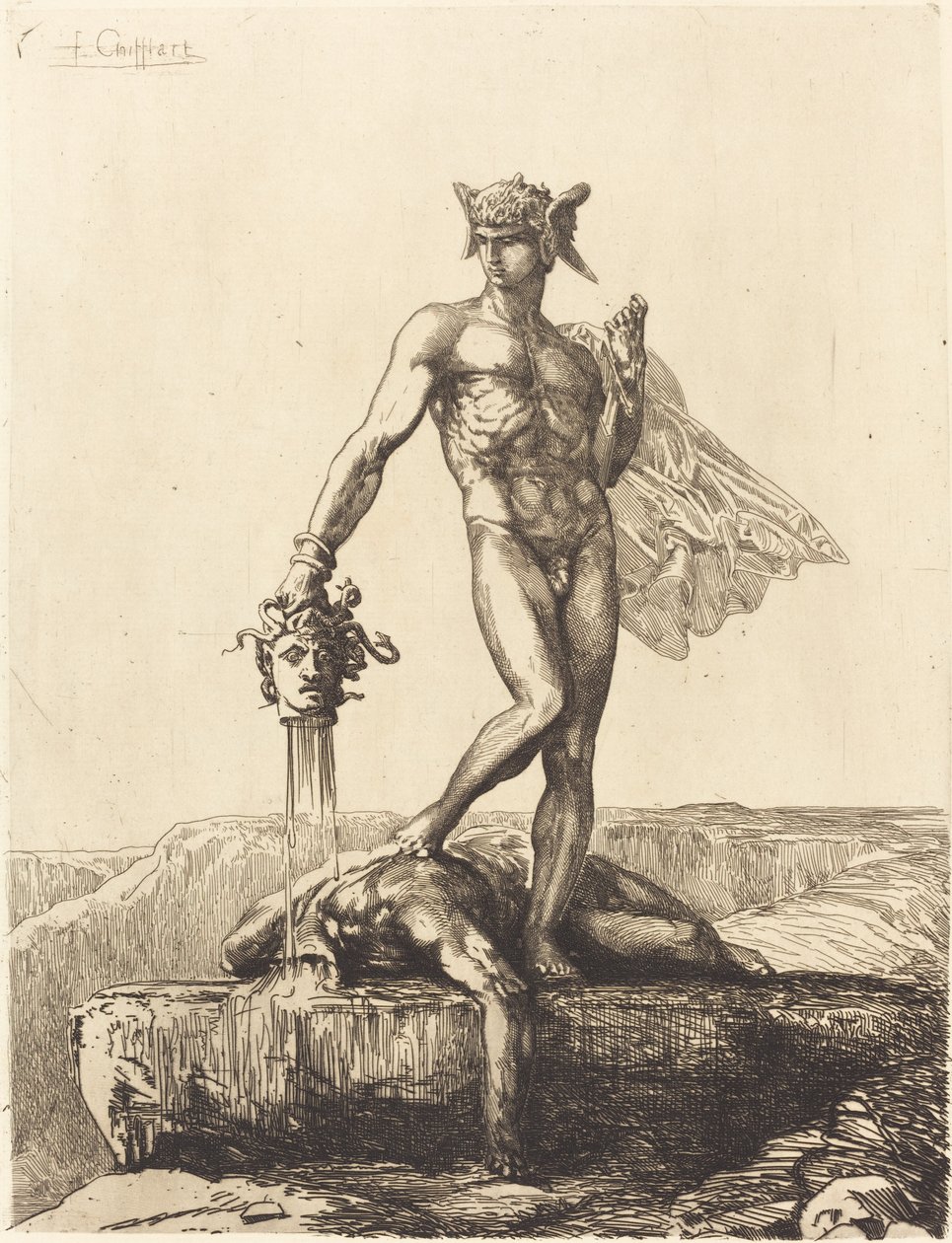 Perseus od Francois Nicolas Chifflart