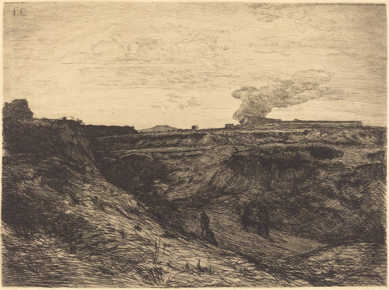 Lom poblíž Montmartru od Francois Nicolas Chifflart