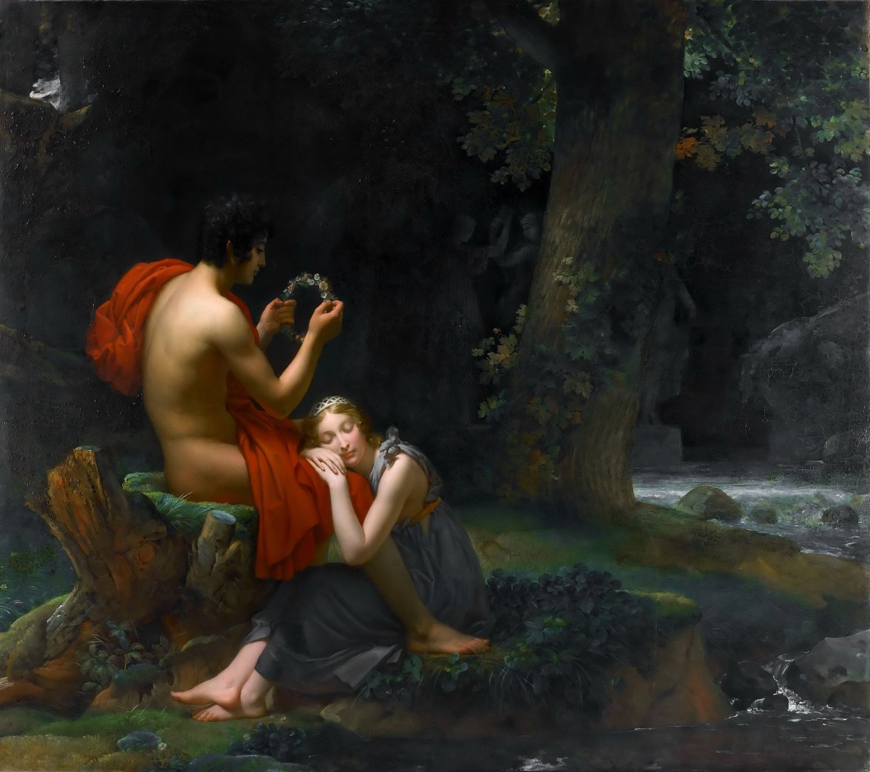 Dafnis a Chloë od Francois Pascal Simon Gerard