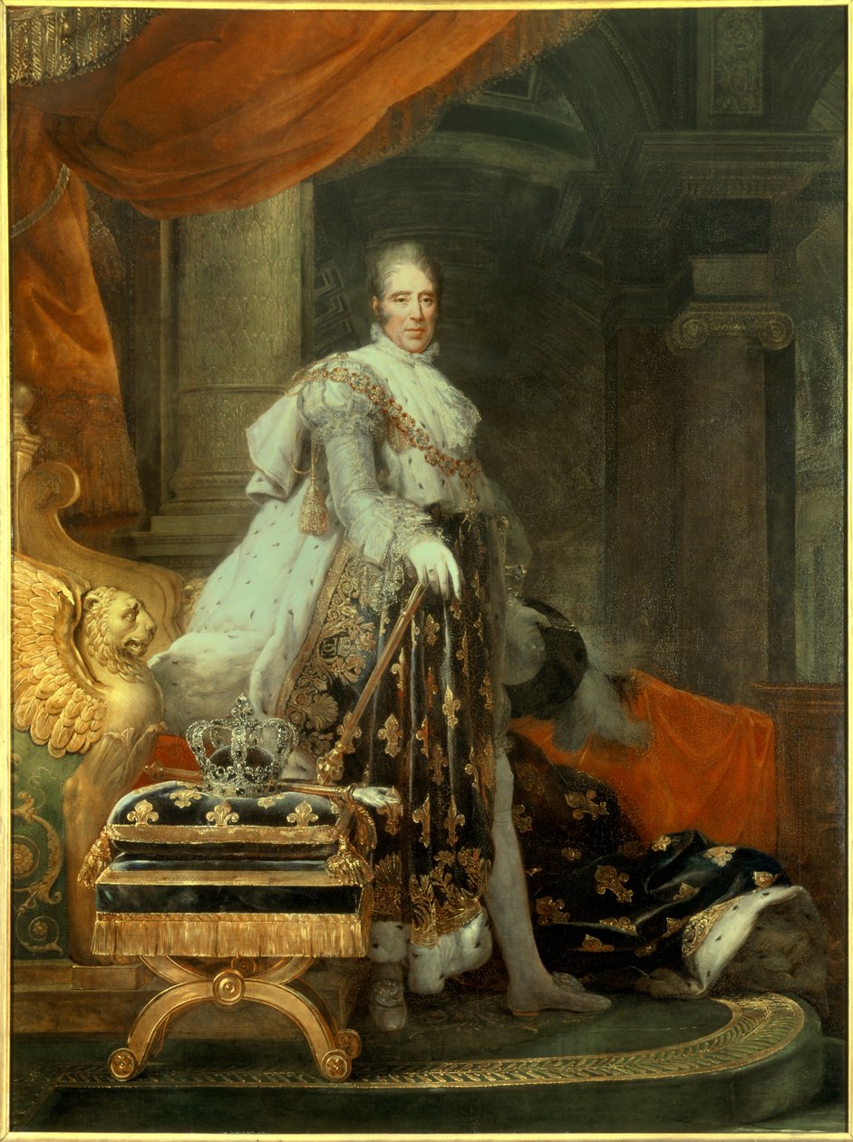 Portrét Karla X od Francois Pascal Simon Gerard