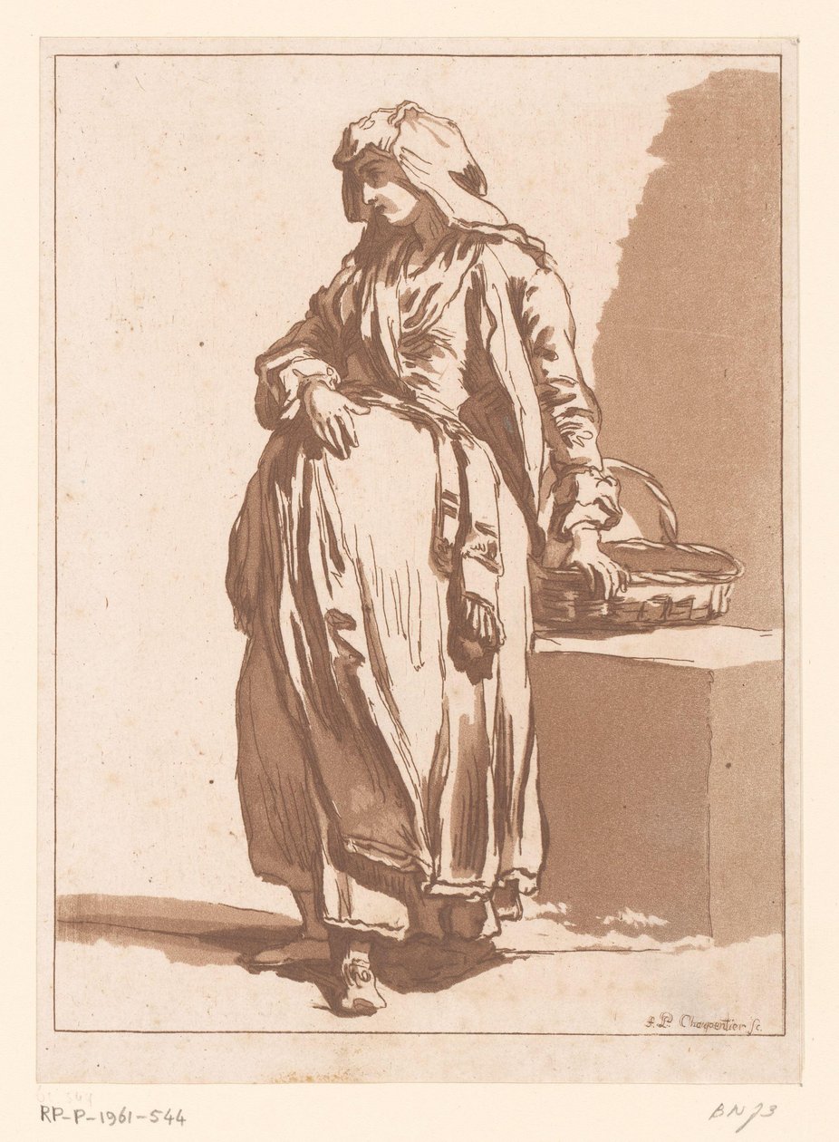 Farmářka s košíkem od Francois Philippe Charpentier