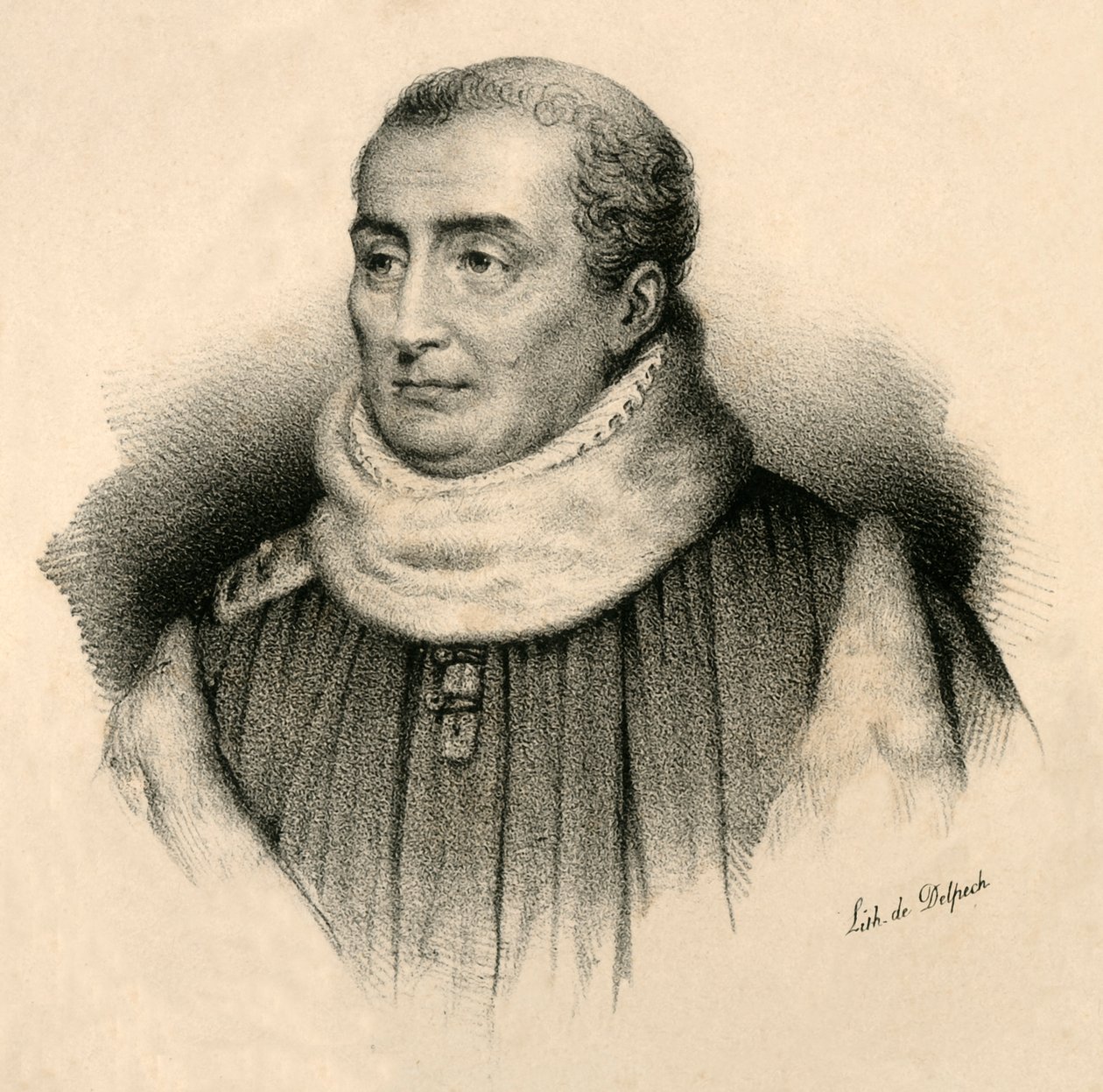 Christophe de Thou, 1508-1582, c1830. od Francois Seraphin Delpech