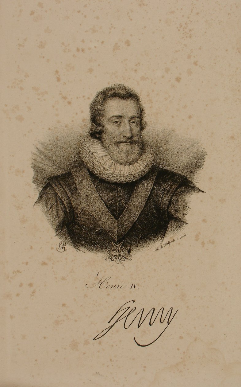 Francouzský král Jindřich IV (1553-1610) od Francois Seraphin Delpech