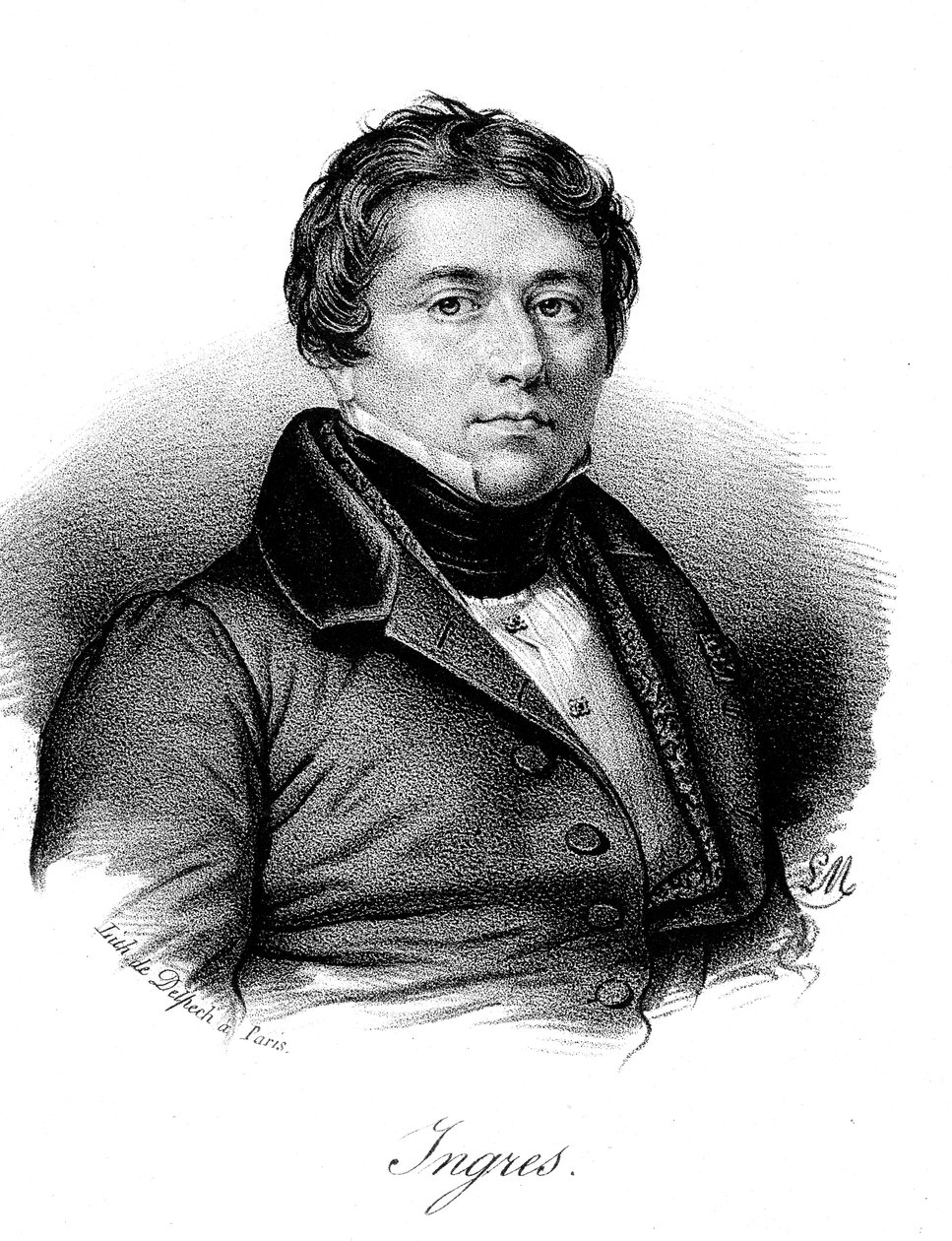 Jean Auguste Dominique Ingres od Francois Seraphin Delpech