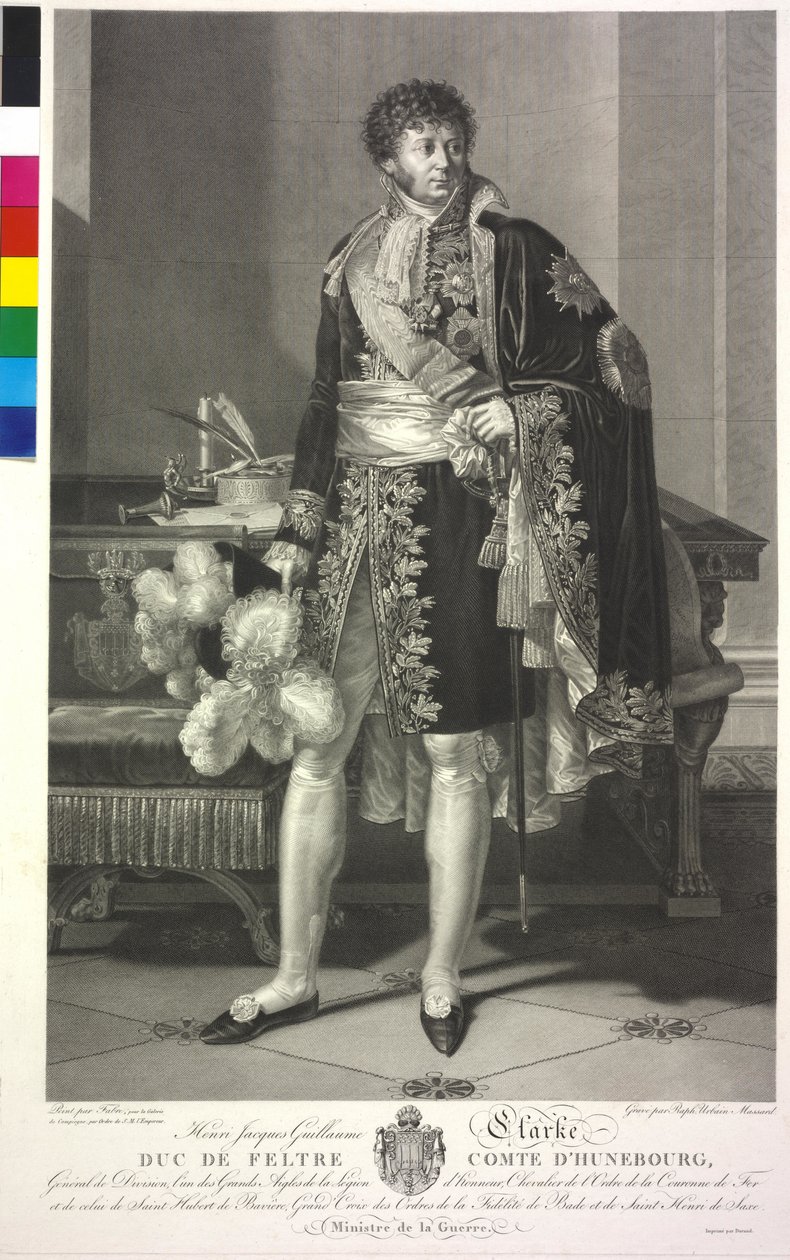Vévoda z Feltre Clarke (lept) od Francois Xavier Fabre