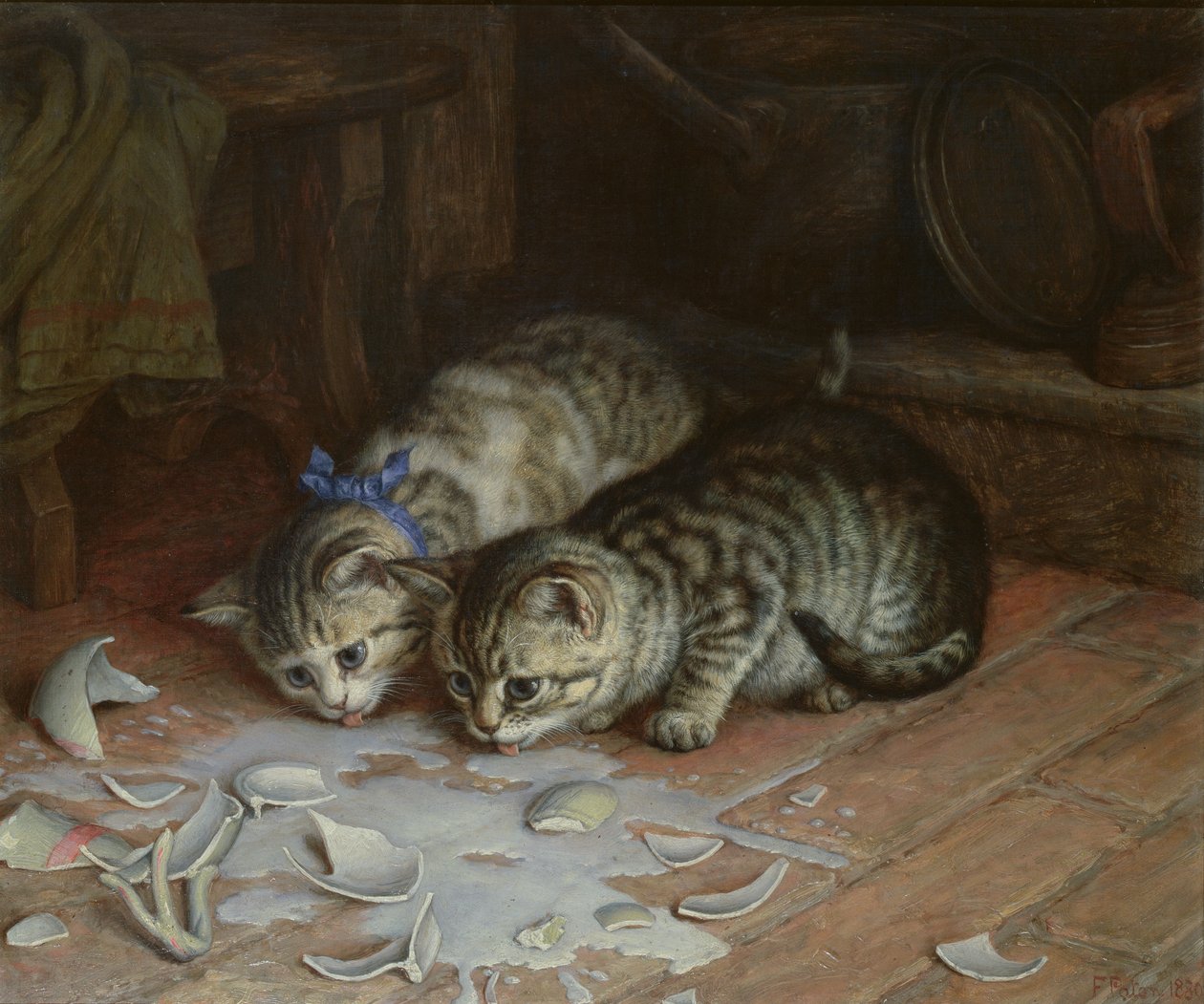 Nemá smysl Pláč nad rozlitým mlékem, 1880 od Frank Paton