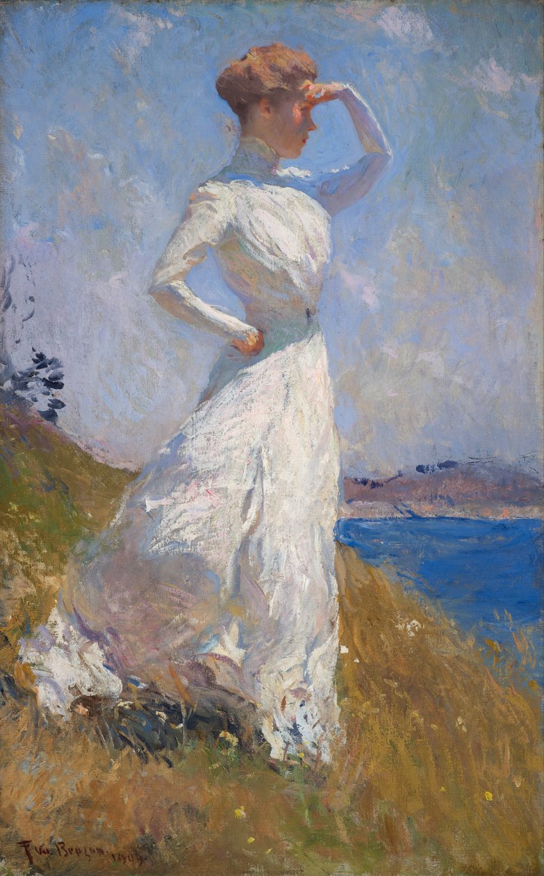 Sluneční světlo od Frank Weston Benson