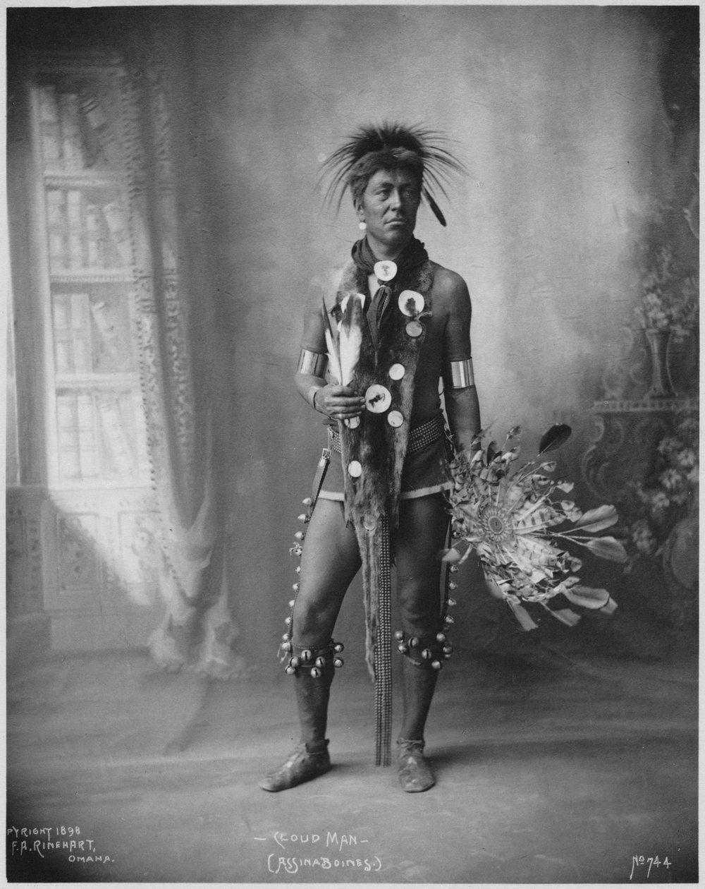 Cloud Man Assinaboines, 1898. od Frank A. Rinehart