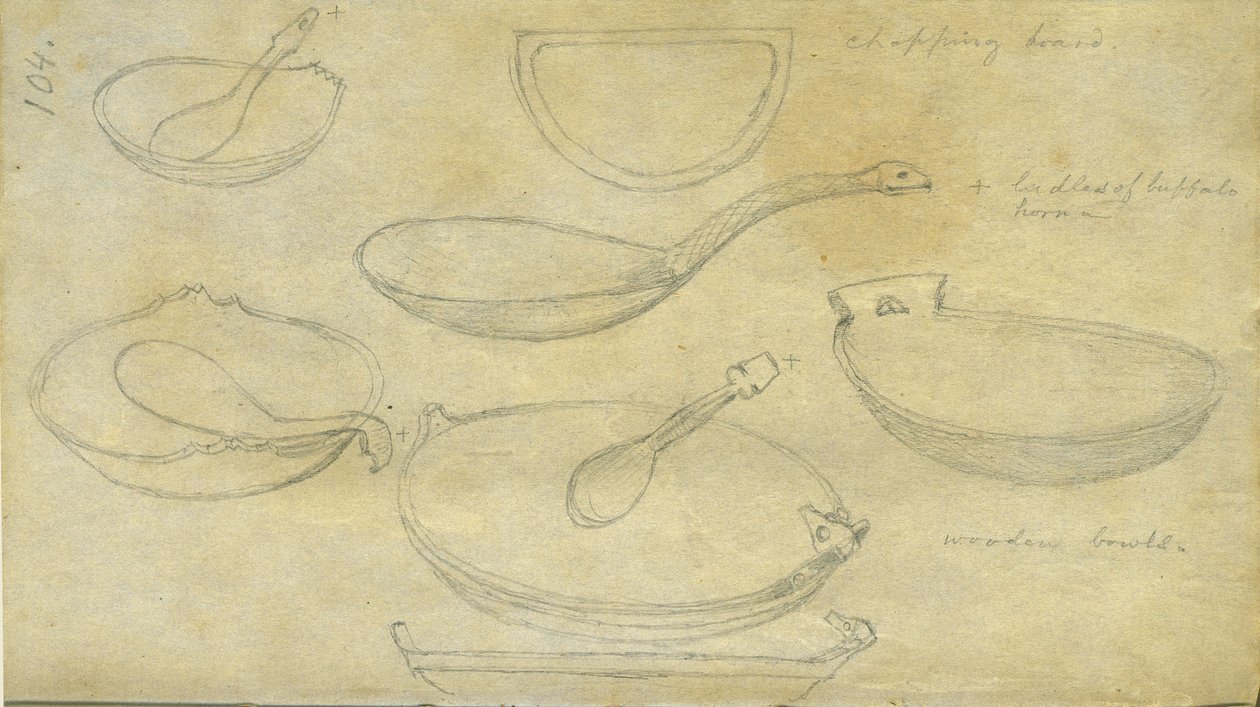 Kuchyňské náčiní, 1851 od Frank Blackwell Mayer