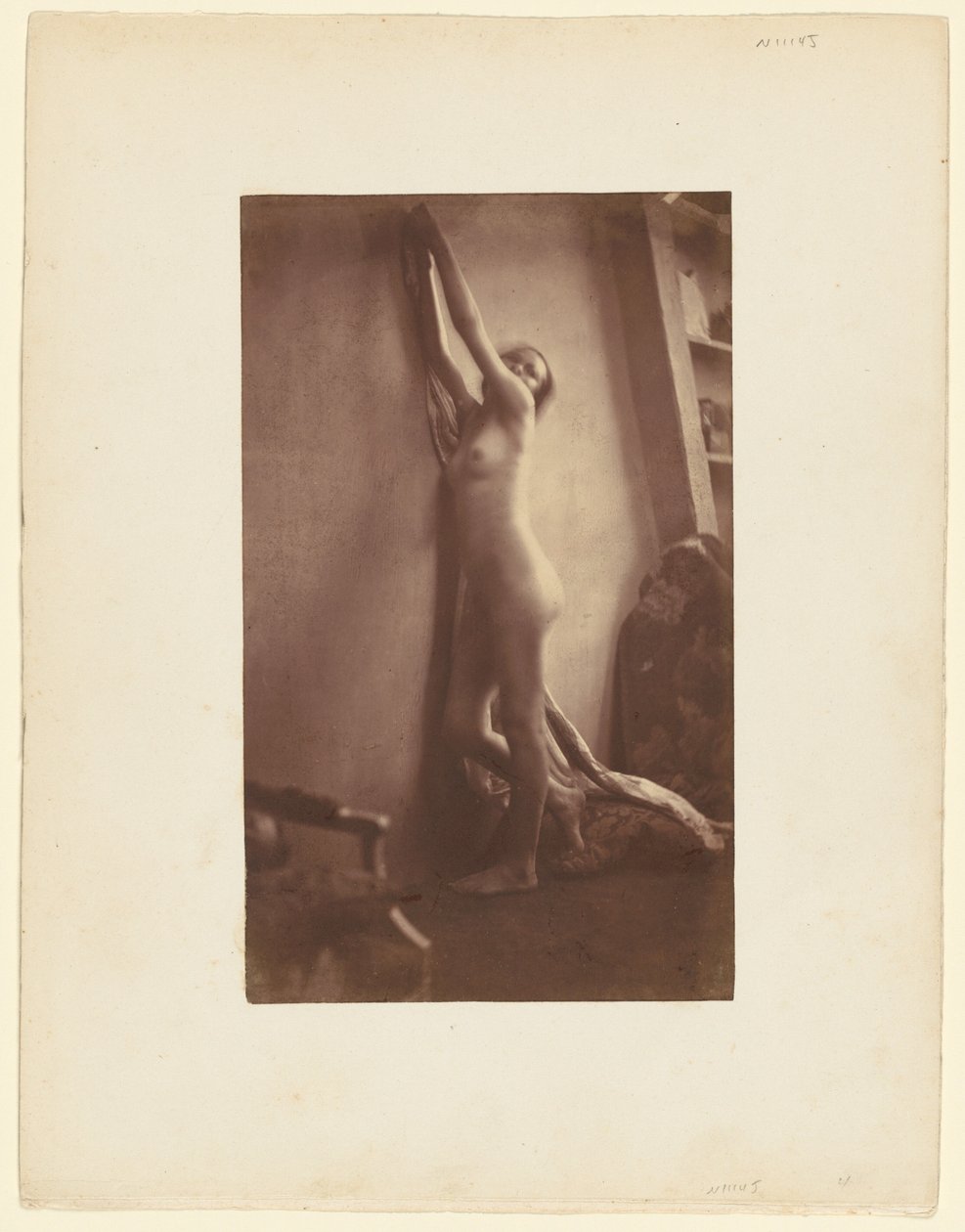 Akt, asi 1856 (foto) od Frank Chauvassaigne