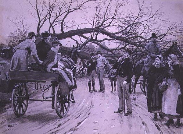 Padlý strom od Frank Dadd