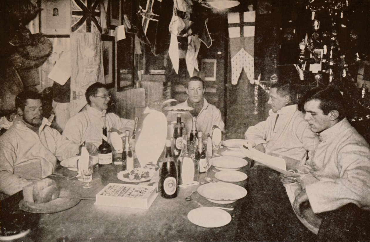 Zimní den, 1912 – Důstojníci, 1913. od Frank Debenham